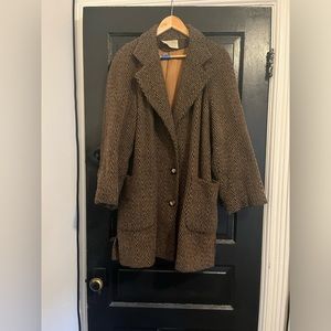 Vintage Mohair, Alpaca, and Wool Blend Coat
